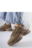 Brązowe sneakersy na masywnej podeszwie Arpaia - Solea Solea Brązowe sneakersy na masywnej podeszwie Arpaia - Solea Solea