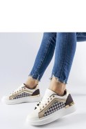 Brązowo-beżowe sneakersy z brokatem Briercliff - Solea Solea Brązowo-beżowe sneakersy z brokatem Briercliff - Solea Solea