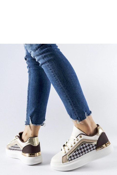 Brązowo-beżowe sneakersy z brokatem Briercliff - Solea Solea Brązowo-beżowe sneakersy z brokatem Briercliff - Solea Solea