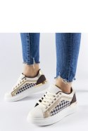 Brązowo-beżowe sneakersy z brokatem Briercliff - Solea Solea Brązowo-beżowe sneakersy z brokatem Briercliff - Solea Solea