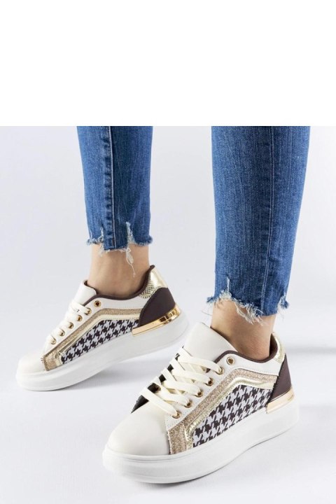 Brązowo-beżowe sneakersy z brokatem Briercliff - Solea Solea Brązowo-beżowe sneakersy z brokatem Briercliff - Solea Solea