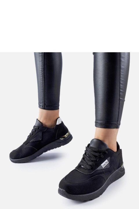 Czarne materiałowe sneakersy Geraldino - Solea Solea Czarne materiałowe sneakersy Geraldino - Solea Solea