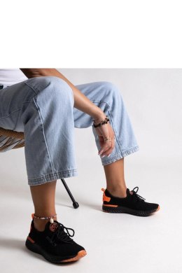 Czarne materiałowe sneakersy damskie CROSS JEANS - Solea Solea