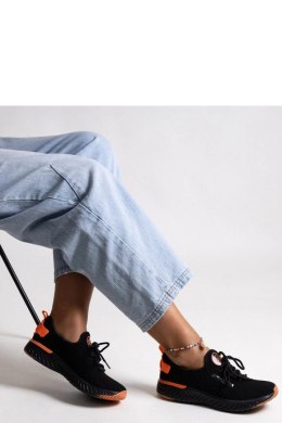 Czarne materiałowe sneakersy damskie CROSS JEANS - Solea Solea