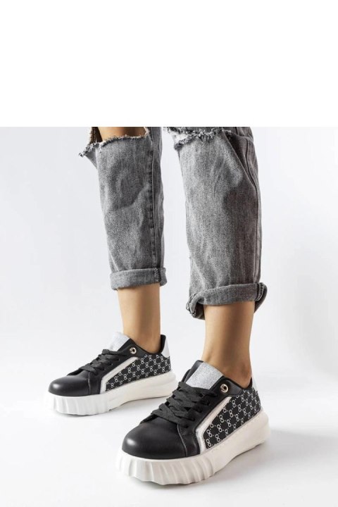 Czarne sneakersy na platformie Giuseppe - Solea Solea Czarne sneakersy na platformie Giuseppe - Solea Solea