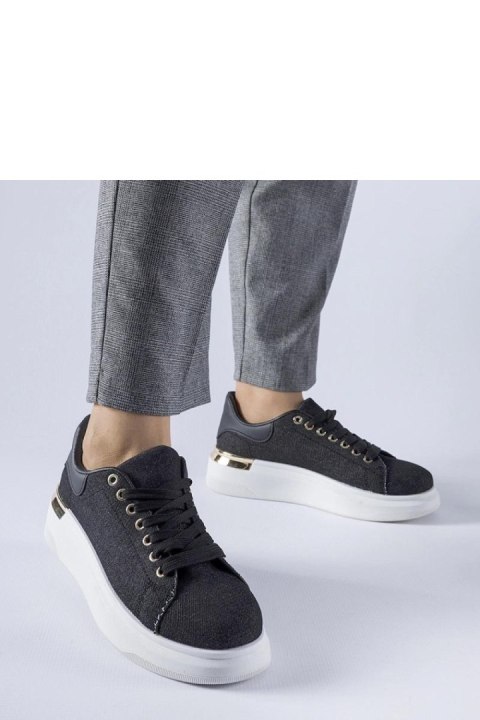 Czarne sneakersy na platformie Scuderlando - Solea Solea Czarne sneakersy na platformie Scuderlando - Solea Solea