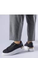 Czarne sneakersy na platformie Scuderlando - Solea Solea Czarne sneakersy na platformie Scuderlando - Solea Solea