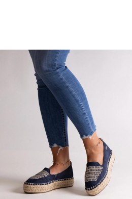 Granatowe espadryle Big Star JJ274889 - Solea Solea
