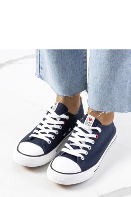 Granatowe klasyczne trampki damskie Kolind - Solea Solea
