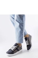 Granatowe sneakersy zdobione monogramem Bolduc - Solea Solea Granatowe sneakersy zdobione monogramem Bolduc - Solea Solea