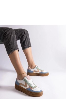 Niebieskie sneakersy na gumowej podeszwie Quica - Solea Solea