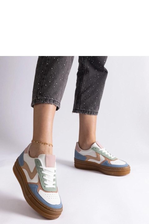 Niebieskie sneakersy na gumowej podeszwie Quica - Solea Solea Niebieskie sneakersy na gumowej podeszwie Quica - Solea Solea