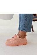 Różowe materiałowe sneakersy Erminio - Solea Solea Różowe materiałowe sneakersy Erminio - Solea Solea
