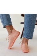 Różowe materiałowe sneakersy Erminio - Solea Solea Różowe materiałowe sneakersy Erminio - Solea Solea