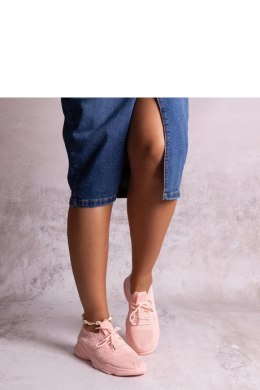 Różowe materiałowe sneakersy Madi - Solea Solea