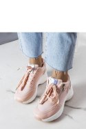 Różowe sneakersy na koturnie Stacey - Solea Solea Różowe sneakersy na koturnie Stacey - Solea Solea