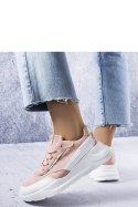 Różowe sneakersy z eko-zamszu Dupuis - Solea Solea Różowe sneakersy z eko-zamszu Dupuis - Solea Solea