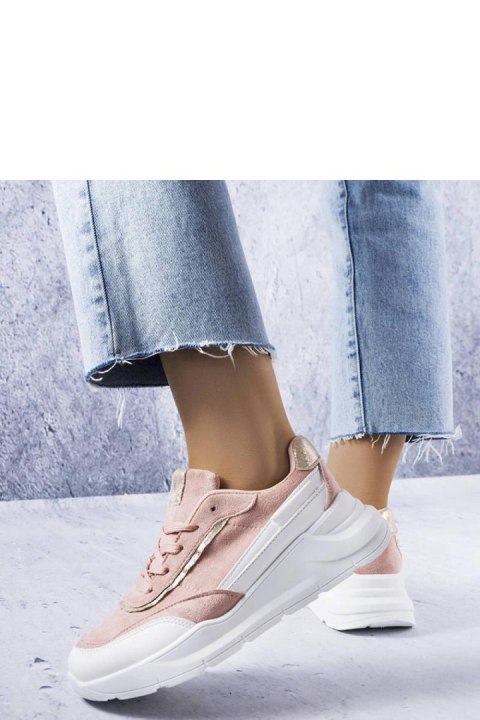 Różowe sneakersy z eko-zamszu Dupuis - Solea Solea Różowe sneakersy z eko-zamszu Dupuis - Solea Solea