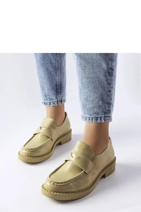 Zielone eleganckie mokasyny Élodie - Solea Solea Zielone eleganckie mokasyny Élodie - Solea Solea