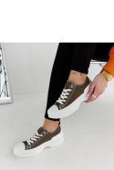 Zielone trampki na platformie Monteleone - Solea Solea Zielone trampki na platformie Monteleone - Solea Solea