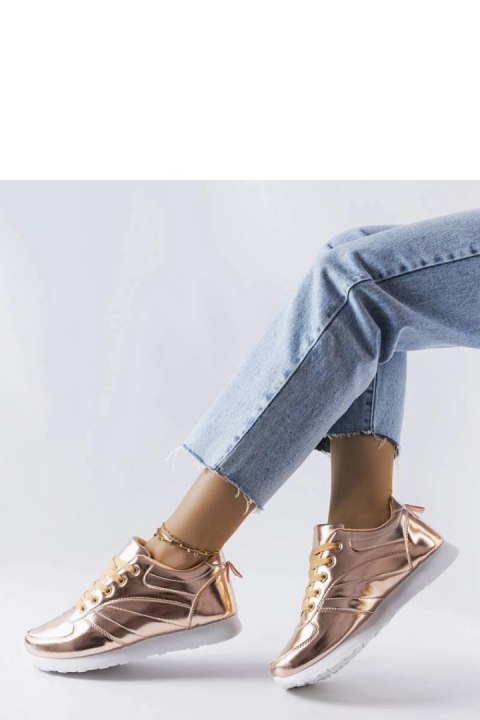 Złote sneakersy Quessy - Solea Solea Złote sneakersy Quessy - Solea Solea