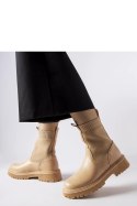 Beżowe botki eko-zamsz Big Star MM274542 - Solea Solea Beżowe botki eko-zamsz Big Star MM274542 - Solea Solea