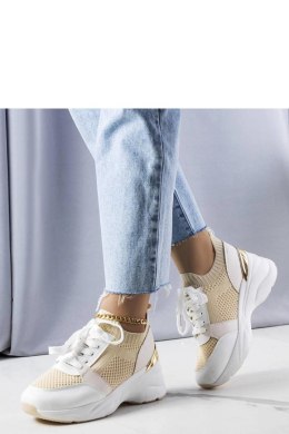 Beżowe sneakersy na koturnie Ann - Solea Solea