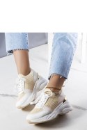 Beżowe sneakersy na koturnie Ann - Solea Solea Beżowe sneakersy na koturnie Ann - Solea Solea