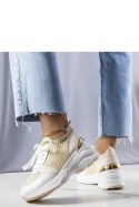 Beżowe sneakersy na koturnie Ann - Solea Solea Beżowe sneakersy na koturnie Ann - Solea Solea