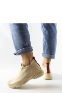 Beżowe wsuwane buty sportowe damskie Greco - Solea Solea Beżowe wsuwane buty sportowe damskie Greco - Solea Solea