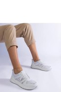 Białe sneakersy na grubej podeszwie Sierra - Solea Solea