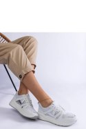 Białe sneakersy na grubej podeszwie Sierra - Solea Solea