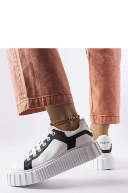 Białe sneakersy na platformie Gosselin - Solea Solea