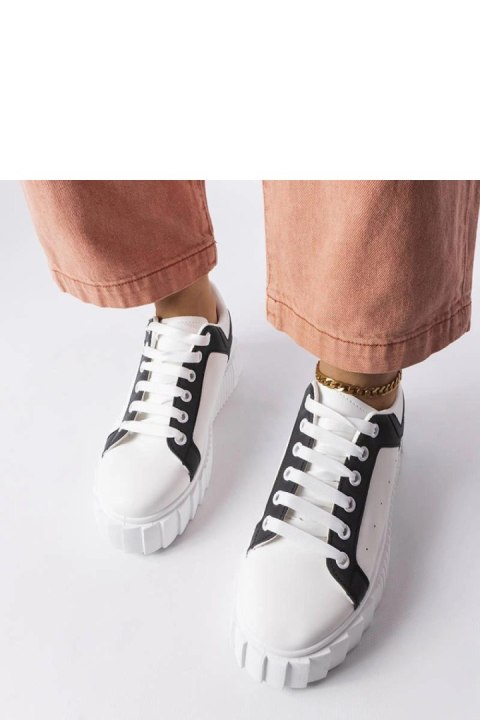 Białe sneakersy na platformie Gosselin - Solea Solea Białe sneakersy na platformie Gosselin - Solea Solea