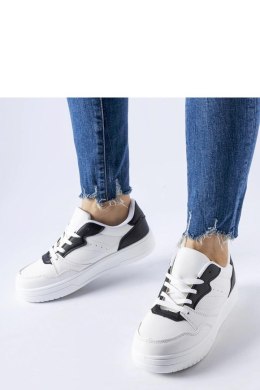 Białe sneakersy z czarnym akcentem Fournie - Solea Solea