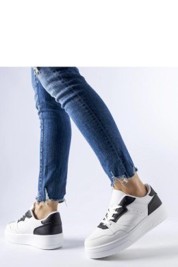 Białe sneakersy z czarnym akcentem Fournie - Solea Solea
