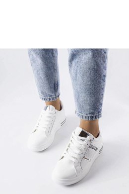 Białe sneakersy zdobione cyrkoniami Xarles - Solea Solea