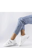 Białe sneakersy zdobione cyrkoniami Xarles - Solea Solea Białe sneakersy zdobione cyrkoniami Xarles - Solea Solea