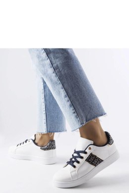 Białe sneakersy ze zdobioną cholewką Sauriol - Solea Solea