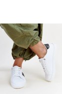 Biało-czarne sneakersy z ozdobnym paskiem Grada - Solea Solea Biało-czarne sneakersy z ozdobnym paskiem Grada - Solea Solea