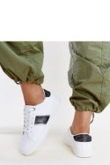 Biało-czarne sneakersy z ozdobnym paskiem Grada - Solea Solea Biało-czarne sneakersy z ozdobnym paskiem Grada - Solea Solea