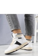 Biało-czarne sneakersy za kostkę Robin - Solea Solea Biało-czarne sneakersy za kostkę Robin - Solea Solea