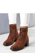 Brązowe botki sznurowane Sanlow - Solea Solea Brązowe botki sznurowane Sanlow - Solea Solea