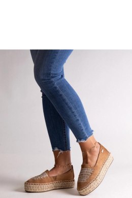 Brązowe espadryle Big Star JJ274892 - Solea Solea