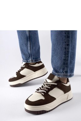 Brązowe sneakersy na platformie Crim - Solea Solea