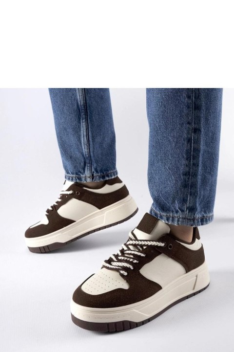 Brązowe sneakersy na platformie Crim - Solea Solea Brązowe sneakersy na platformie Crim - Solea Solea