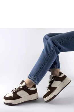 Brązowe sneakersy na platformie Crim - Solea Solea