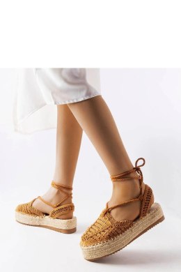 Camelowe wiązane espadryle Partenia - Solea Solea