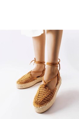 Camelowe wiązane espadryle Partenia - Solea Solea