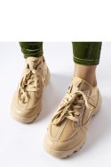 Ciemnobeżowe sneakersy z elastyczną cholewką Abal - Solea Solea Ciemnobeżowe sneakersy z elastyczną cholewką Abal - Solea Solea